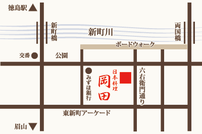 岡田　地図